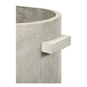Serax - Oval Concrete Flower Pot | Gray