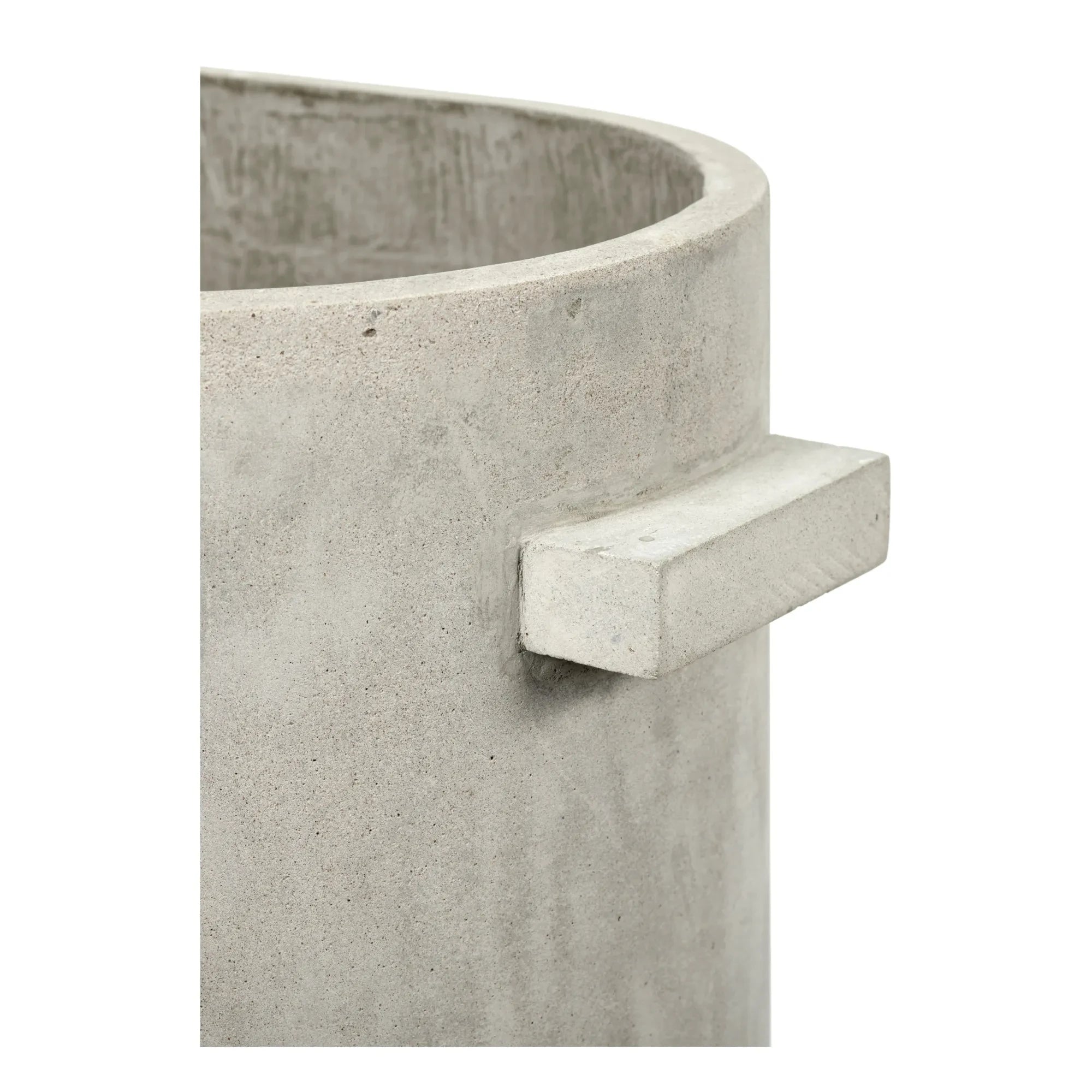 Serax - Oval Concrete Flower Pot | Gray