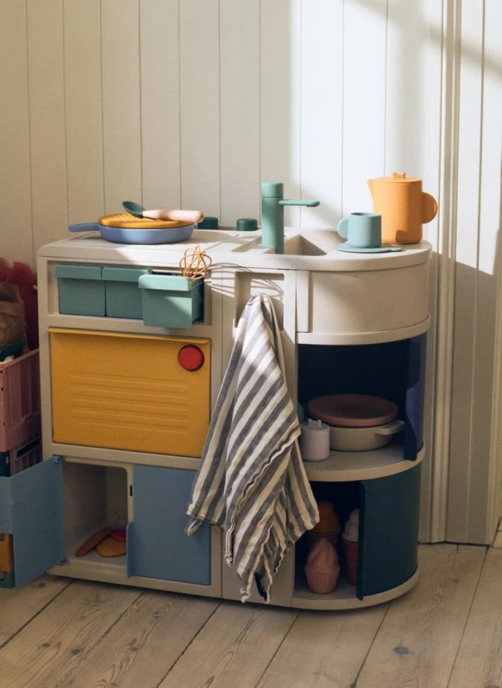 Liewood - Elio Oyun Mutfak Seti | Beach Blue Multi mix