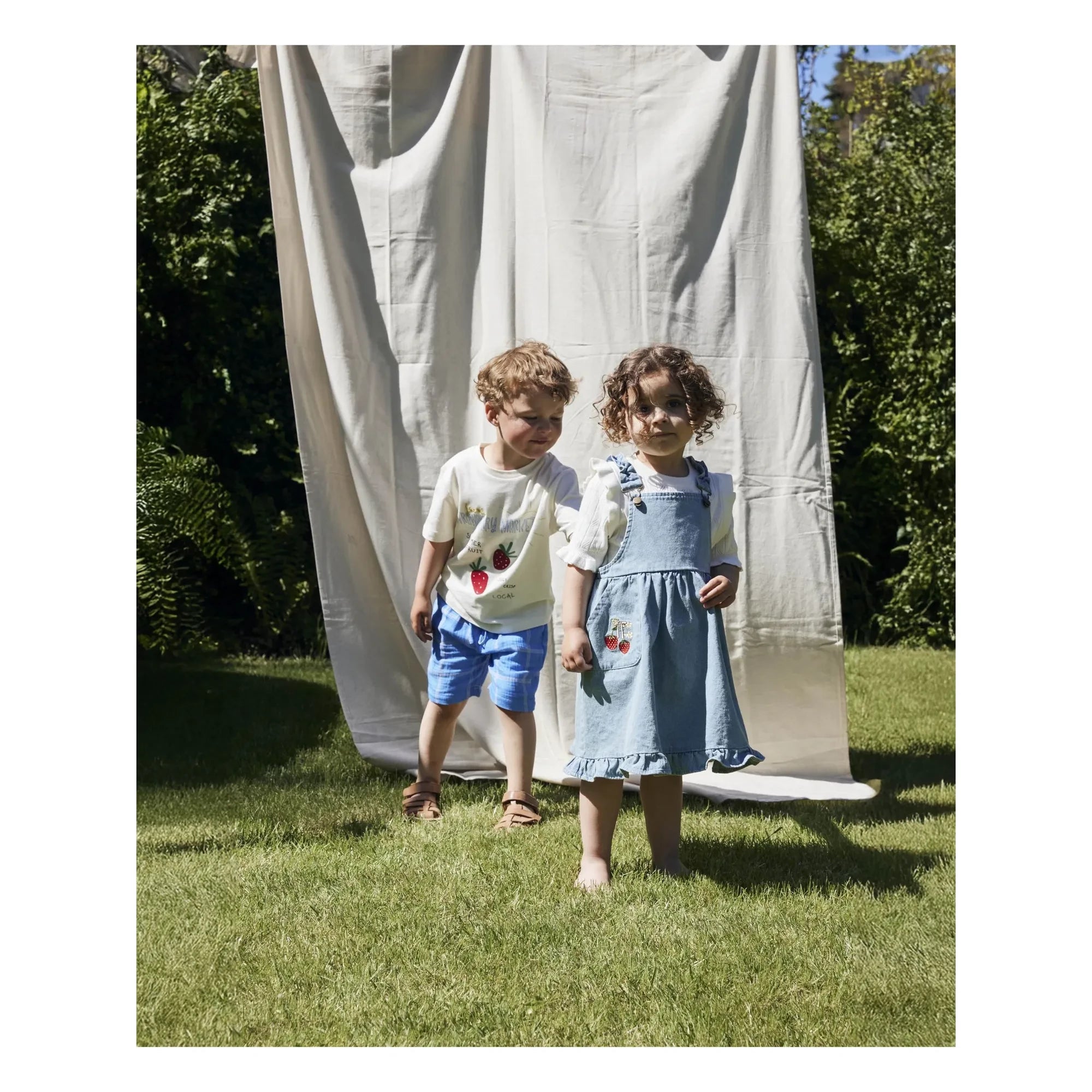 Fliink - Don Denim Tulum Elbise | Açık Mavi