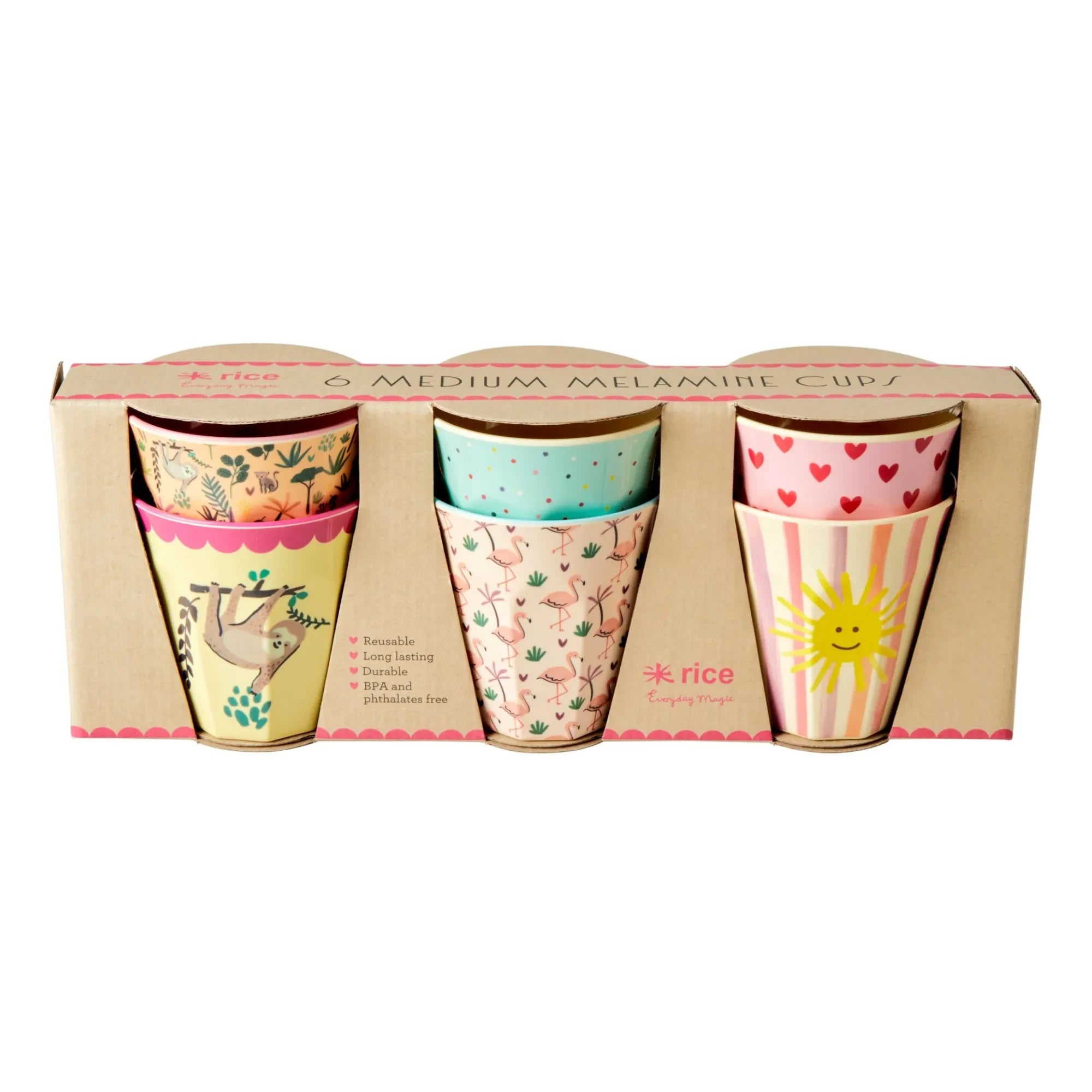 Rice - Funky Cups - Set of 6