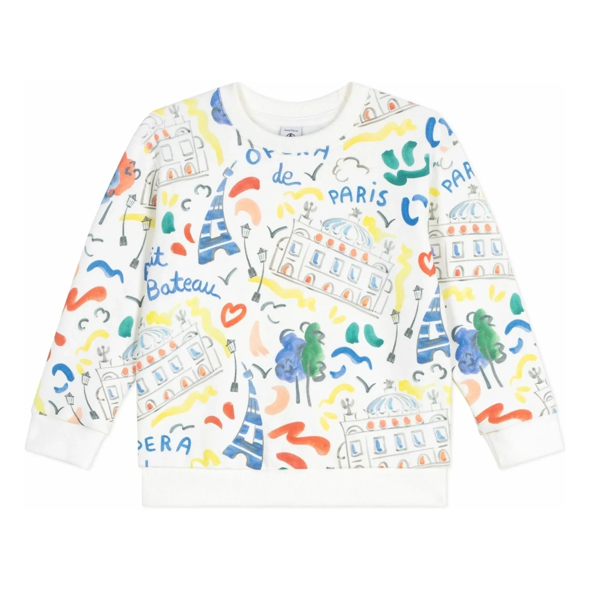 Petit Bateau - Opera Sweatshirt | White