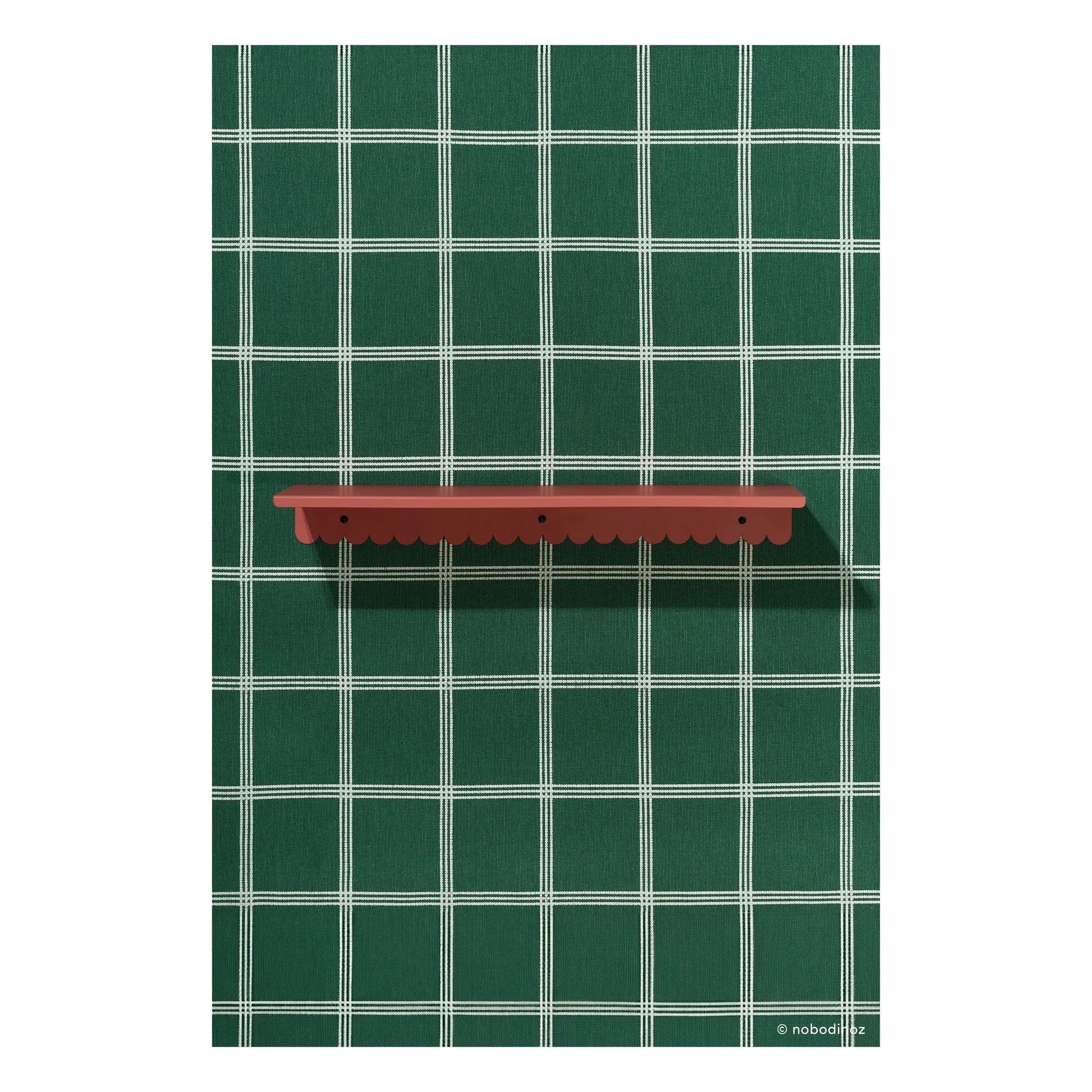 Nobodinoz - Vibes Wall Shelf 50x16 cm | Terracotta