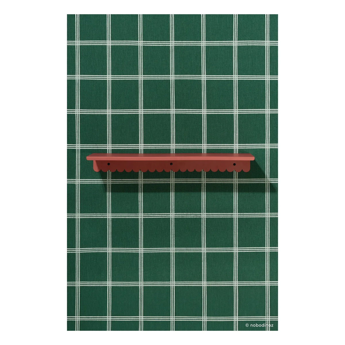 Nobodinoz - Vibes Wall Shelf 50x16 cm | Terracotta