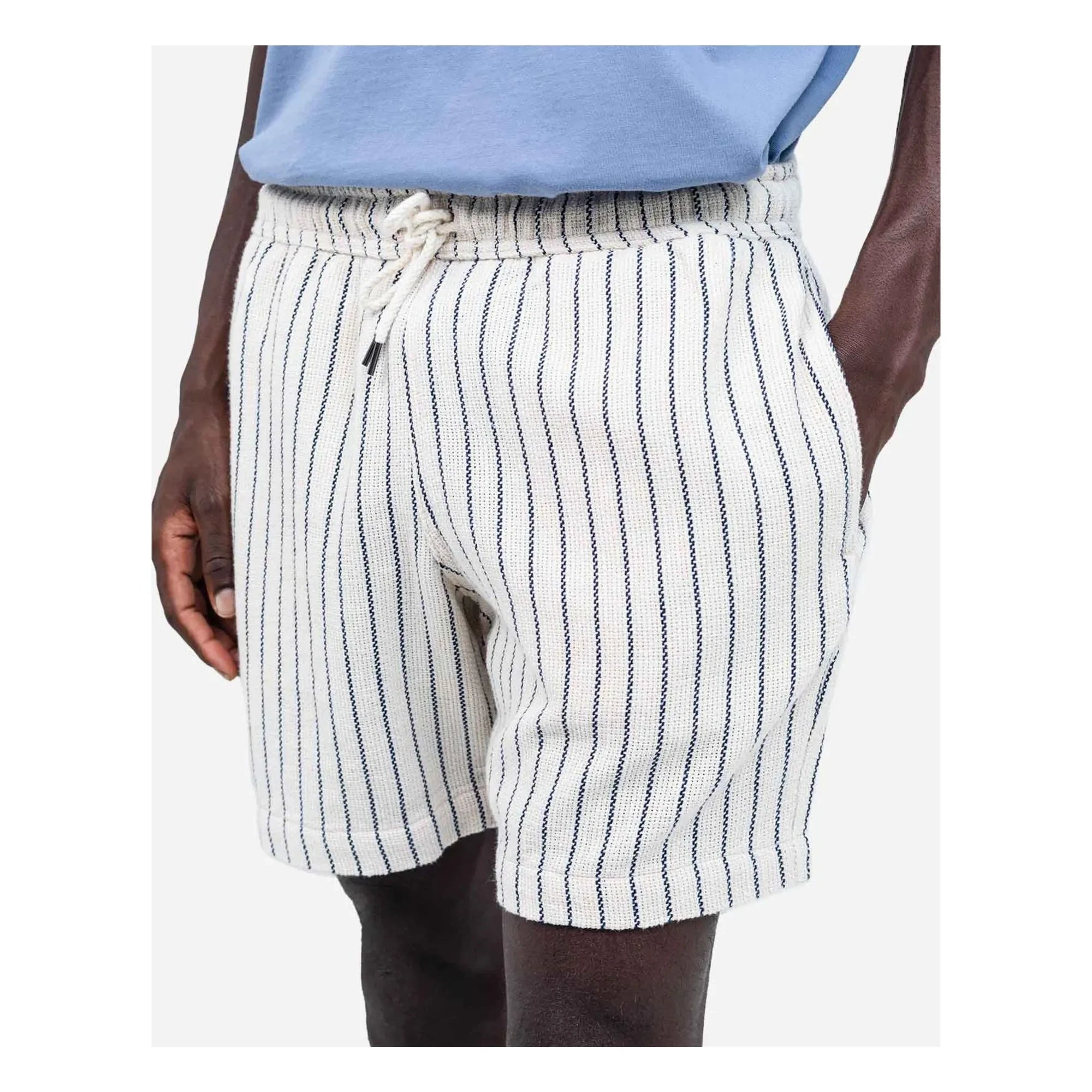 Olow - Bodhi Striped Shorts | White