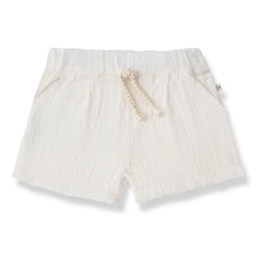 1+ in the family - Bermuda Verges Chiffon | White