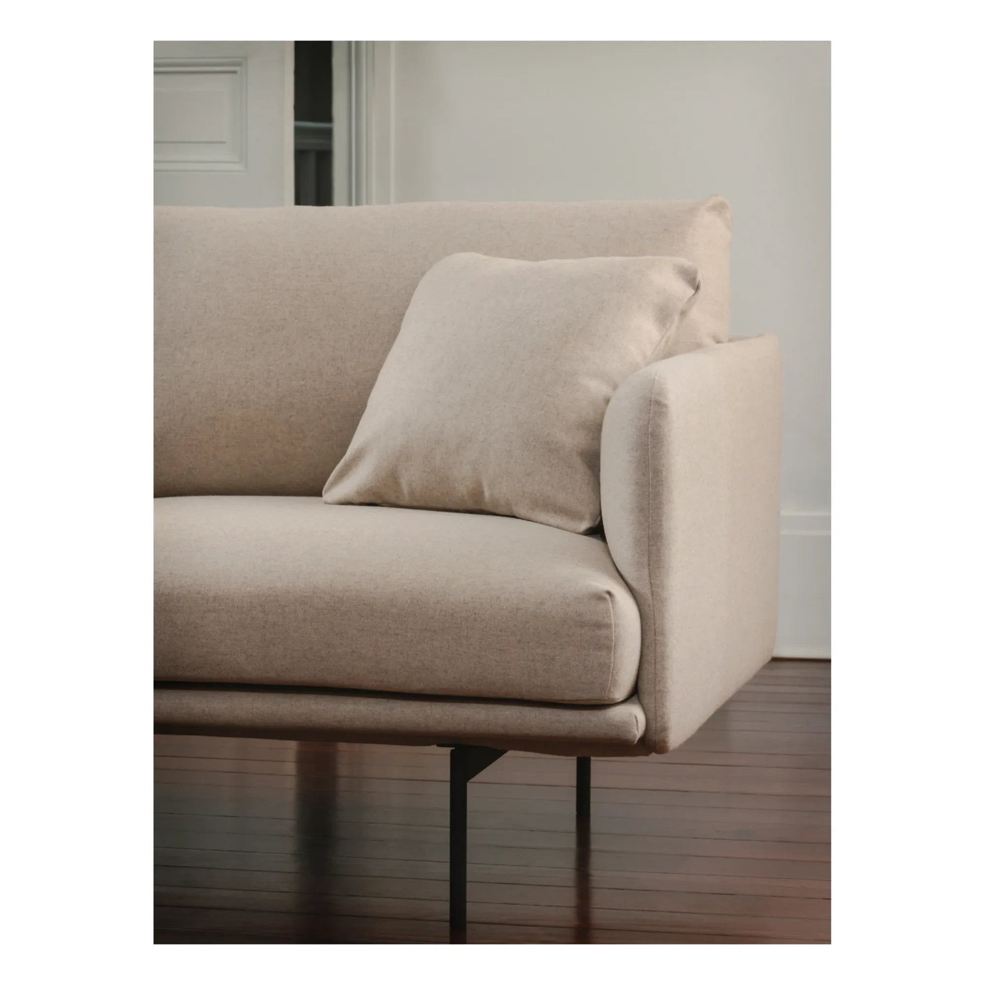 Panac Edition - Isly 3-Seater Sofa - Heathered Fabric - 205 cm | Forest Green
