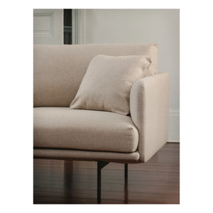 Panac Edition - Isly 3-Seater Sofa - Heathered Fabric - 205 cm | Forest Green