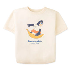 Gingersnaps - Chalice Banana Ride T-Shirt | Ecru