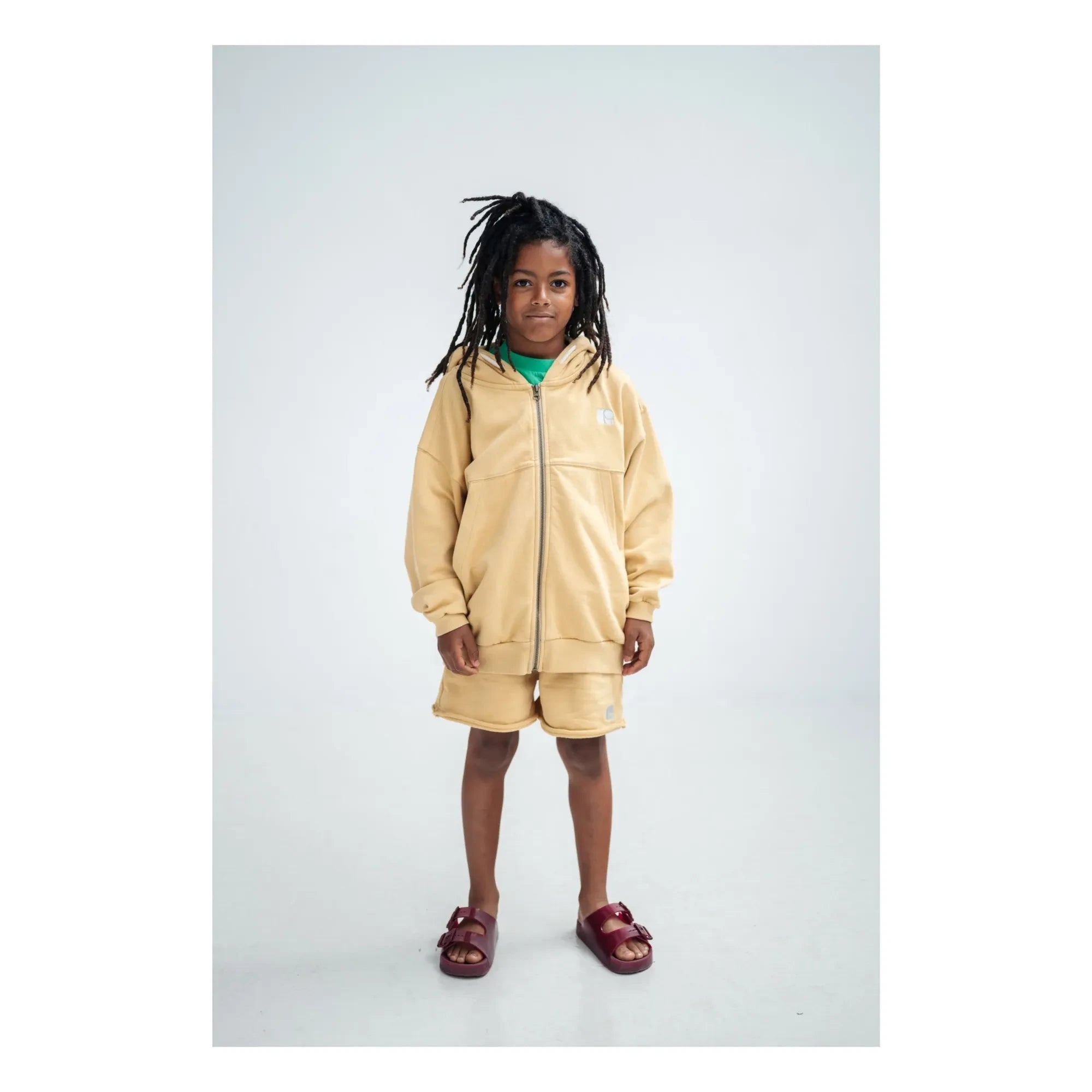 Repose AMS - Organik Pamuklu Jogger Şort R | Sarı