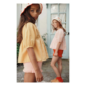 Emile et Ida - Terry Ruffle Shorts | Pale Pink