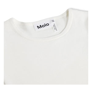 Molo - Cissa Rainbow Organic Cotton Dress | White