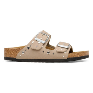 BIRKENSTOCK - Arizona Rivet Border Sandalet | Taupe kahverengi