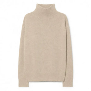 Pomandère - Wool and Cashmere Turtleneck Sweater | Ivory