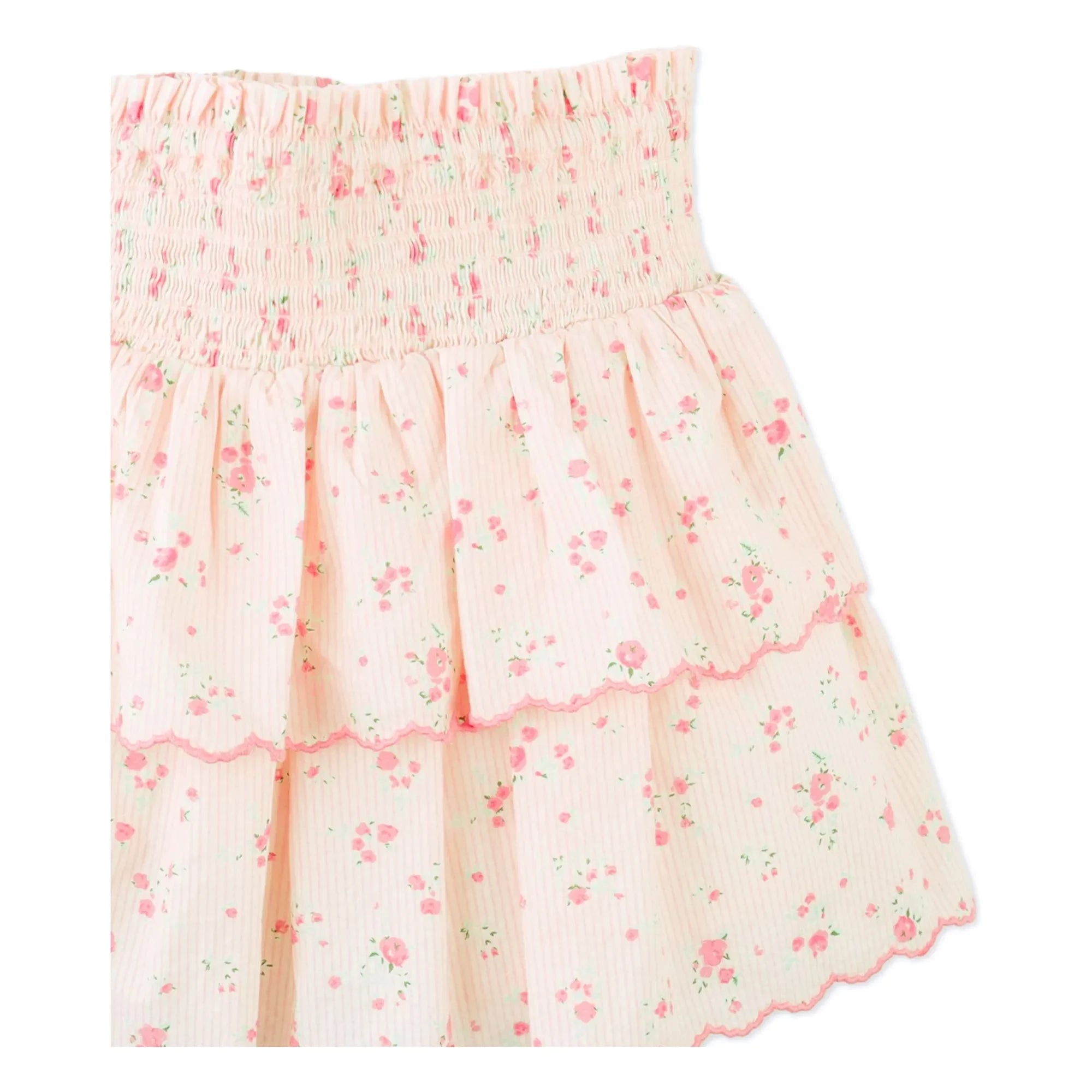 Gingersnaps - Short Bea Gathered Skirt | Powder Pink