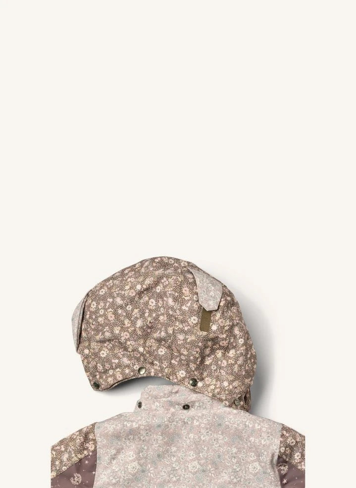 Wheat - Geri Dönüştürülmüş Elyaflardan Üretilmiş Lausto Çiçekli Parka | Soluk Pembe