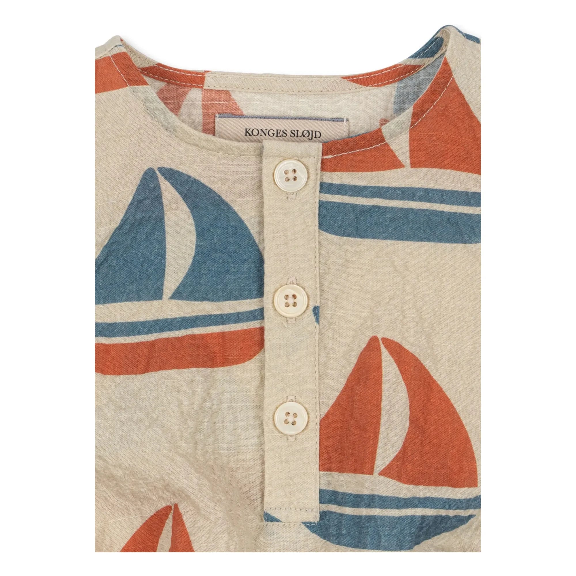 Konges Sløjd - Elliot Bateaux organic cotton romper | Beige