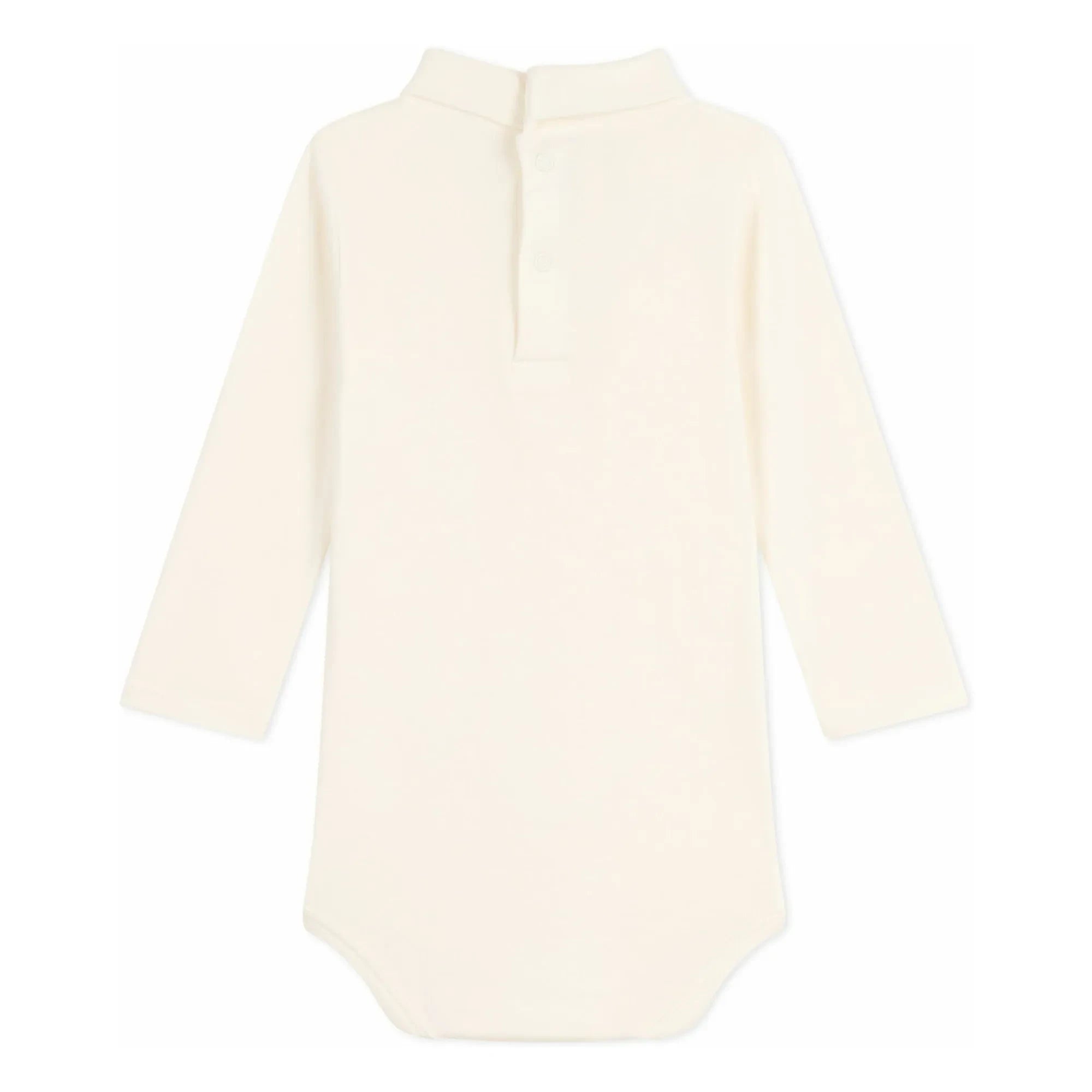 Petit Bateau - Organic cotton turtleneck bodysuit | Ecru