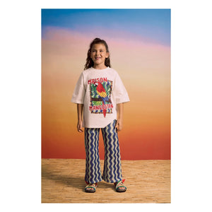Maison Mangostan - Parrot T-Shirt | White