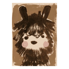 Studio Loco - Large Alpaca Poster