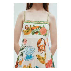 Alémais - Paradiso Linen Dress | Ecru