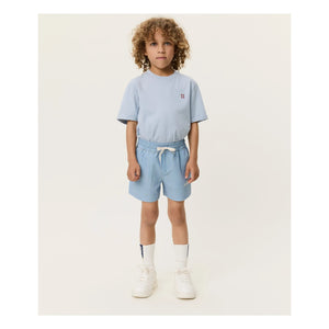 Les Deux - Stan Striped Swim Shorts | Light Blue