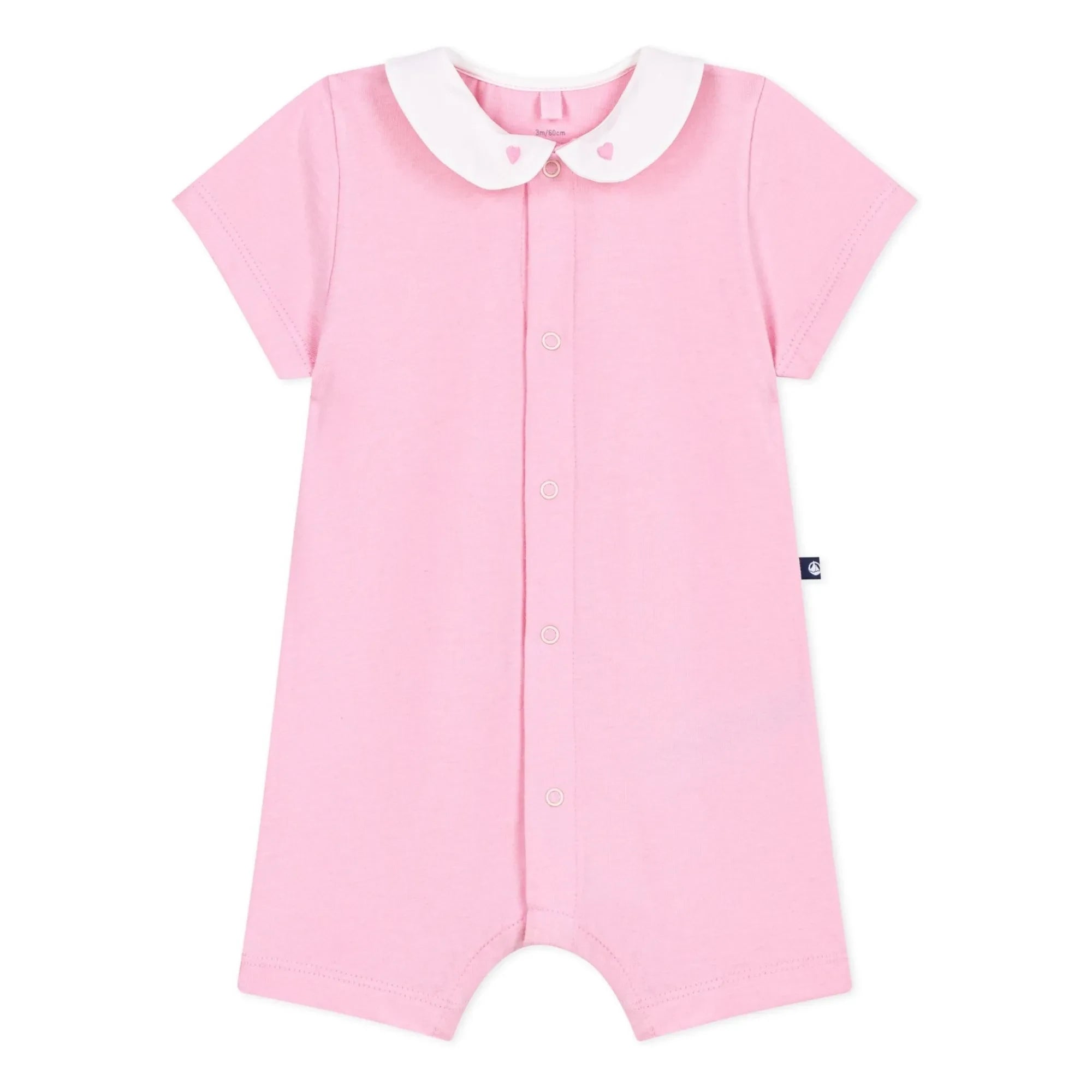 Petit Bateau - Organic Cotton Romper | Pink