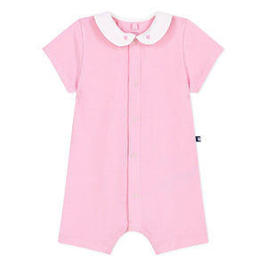 Petit Bateau - Organic Cotton Romper | Pink