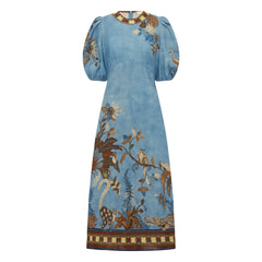 Alémais - Georgie Linen Dress | Blue
