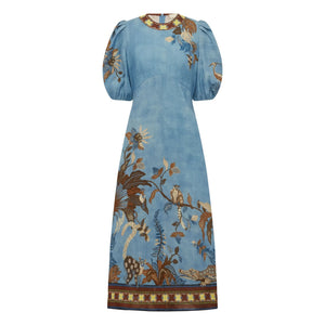 Alémais - Georgie Linen Dress | Blue