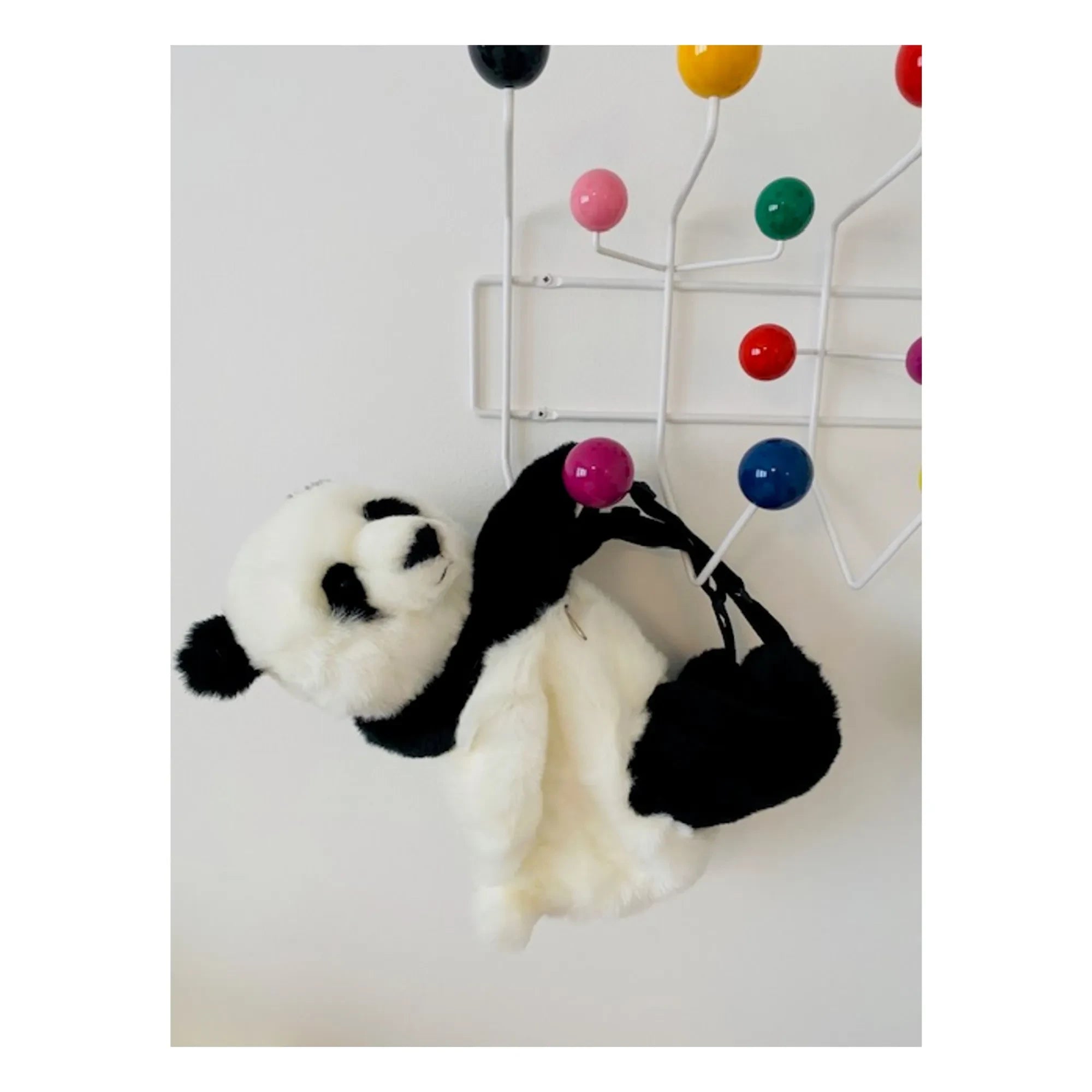 Wild & Soft - Panda Backpack | Noir/Blanc