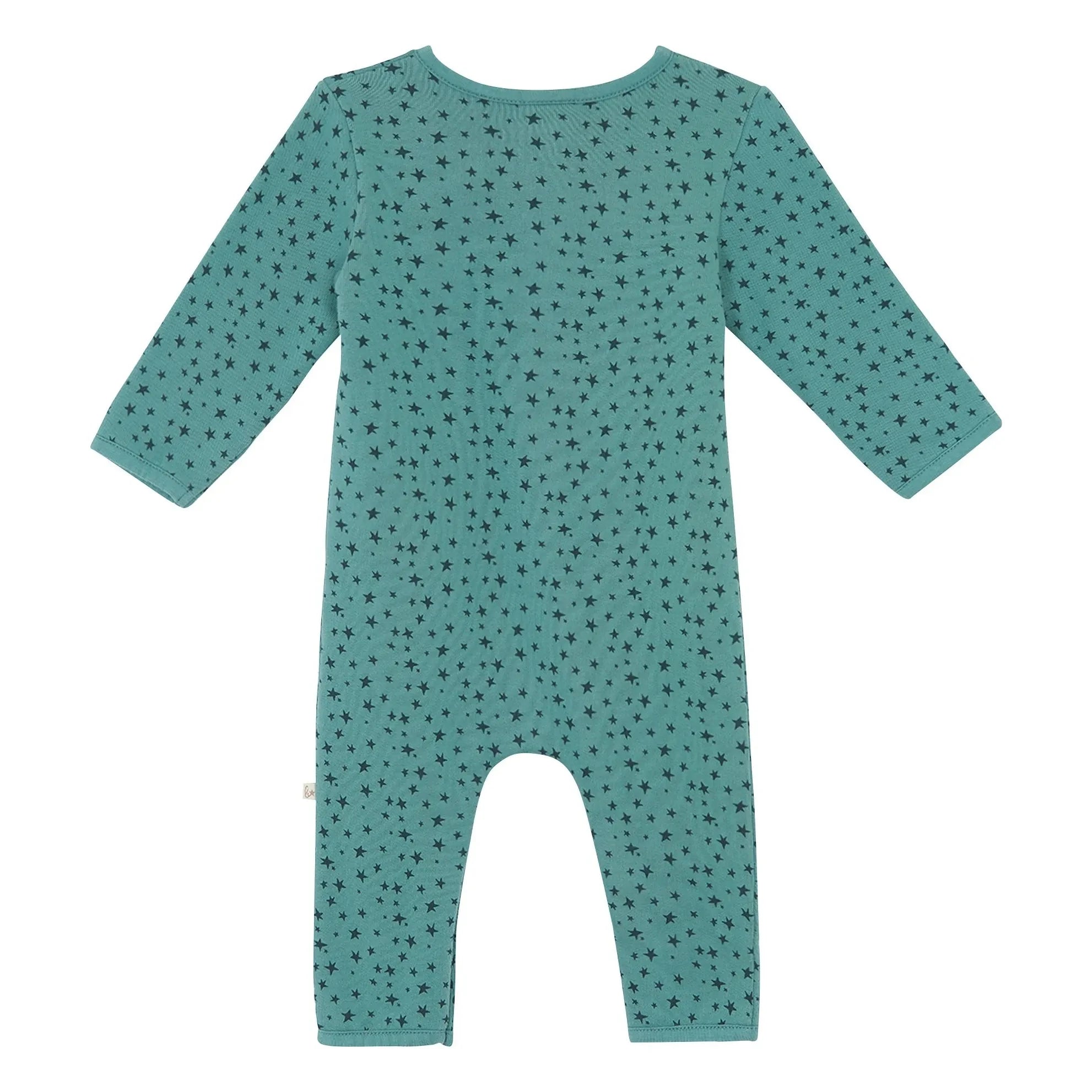 Bonton - Star romper | Turquoise blue