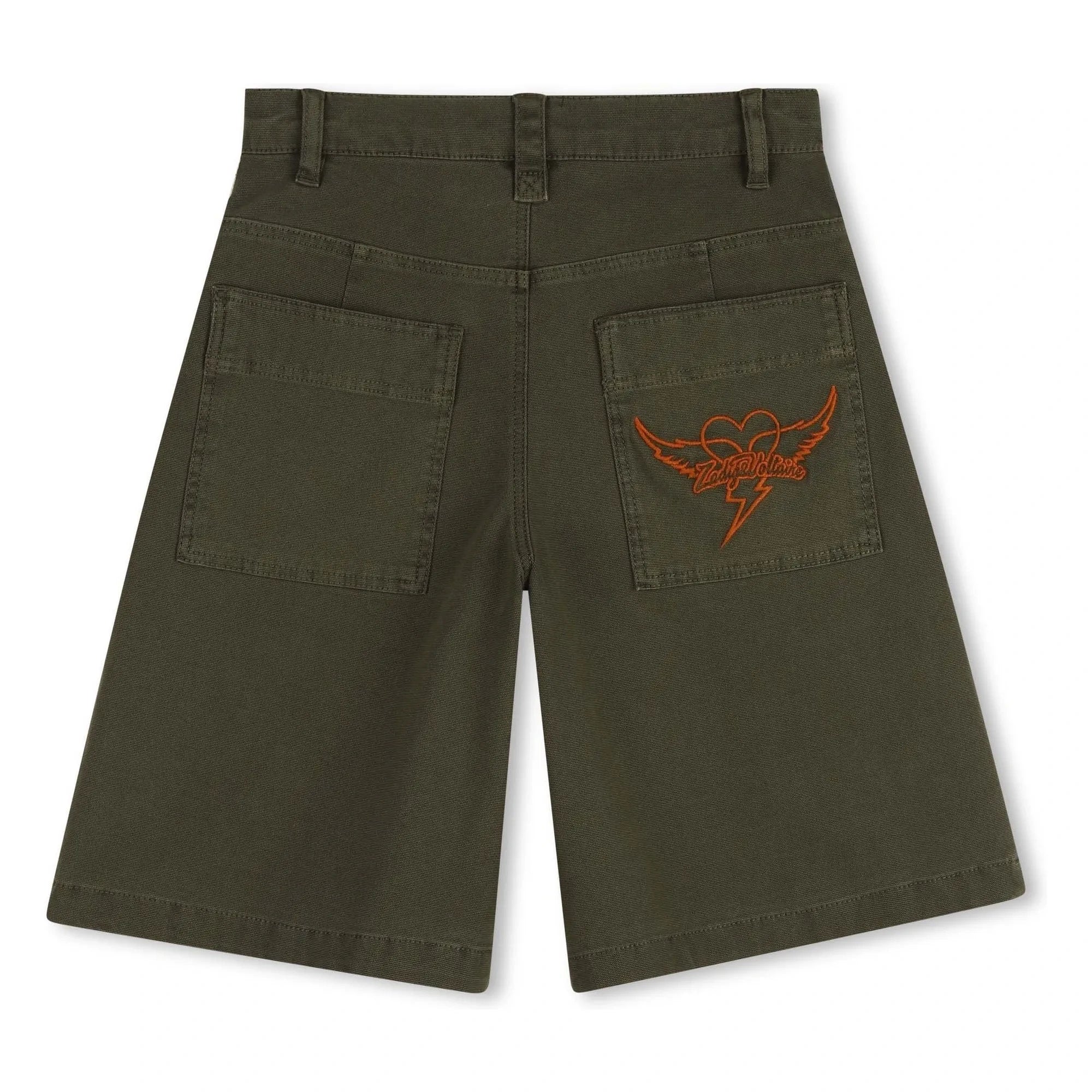 Zadig & Voltaire - Flep Pocket Bermuda Shorts | Khaki