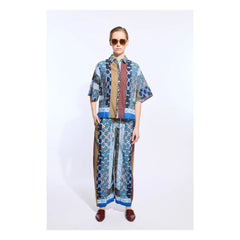 Mapoésie - Max Pollen Cotton Pants | Blue