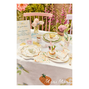 Meri Meri - Pastel Spring Floral Plates - Set of 8