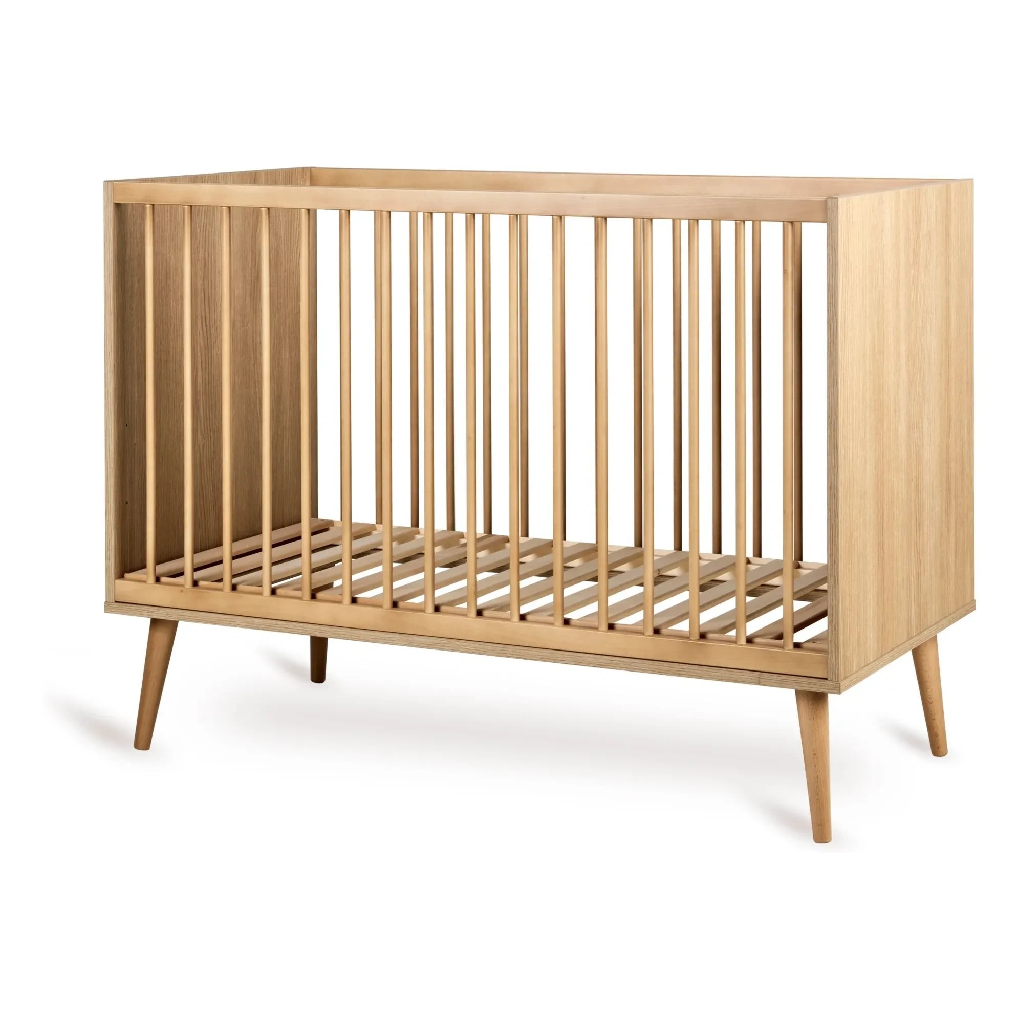 Quax - Flow Baby Bed 60x120 cm | Honey