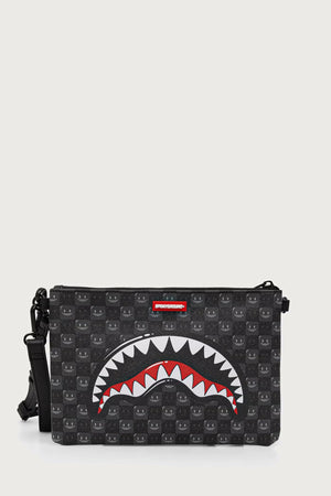 Sprayground - Black Shark Shoulder Bag in Paris 910B9318NSZ