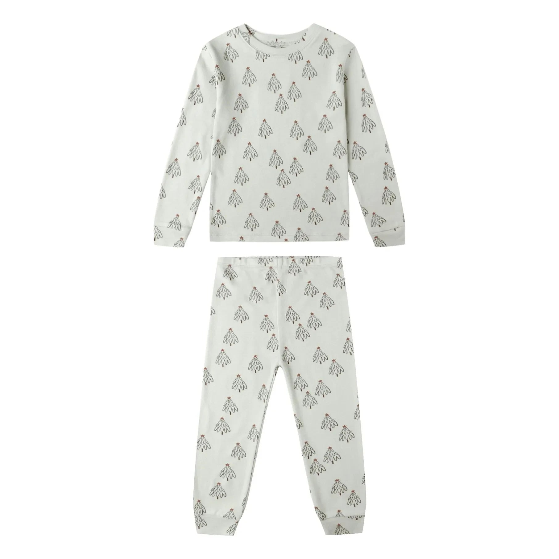 Rylee + Cru - Trees Organic Cotton Pajama Set | Pistachio Green