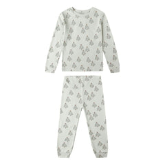 Rylee + Cru - Trees Organic Cotton Pajama Set | Pistachio Green
