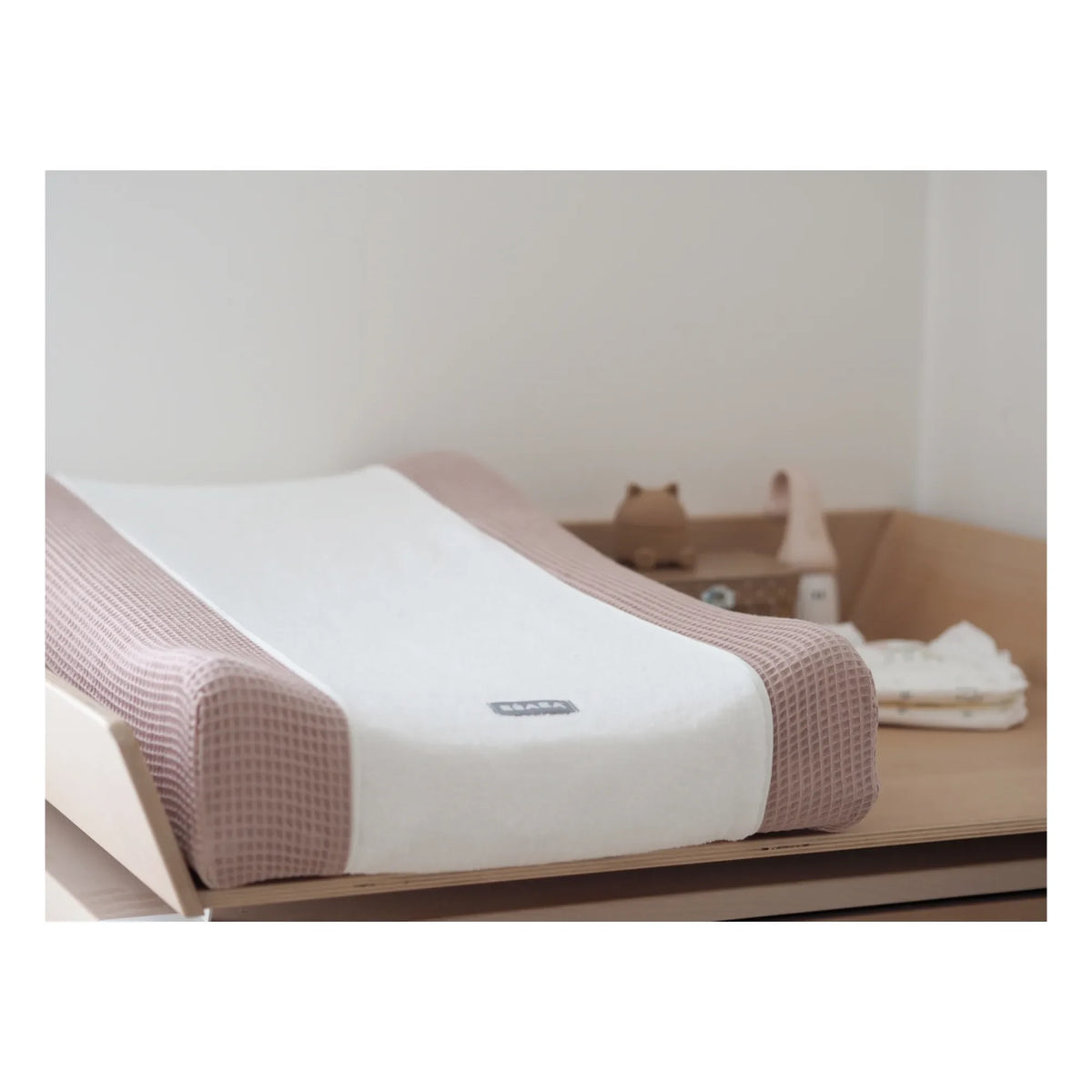 Béaba - Sofalange Changing Pad Cover | Dusty Pink