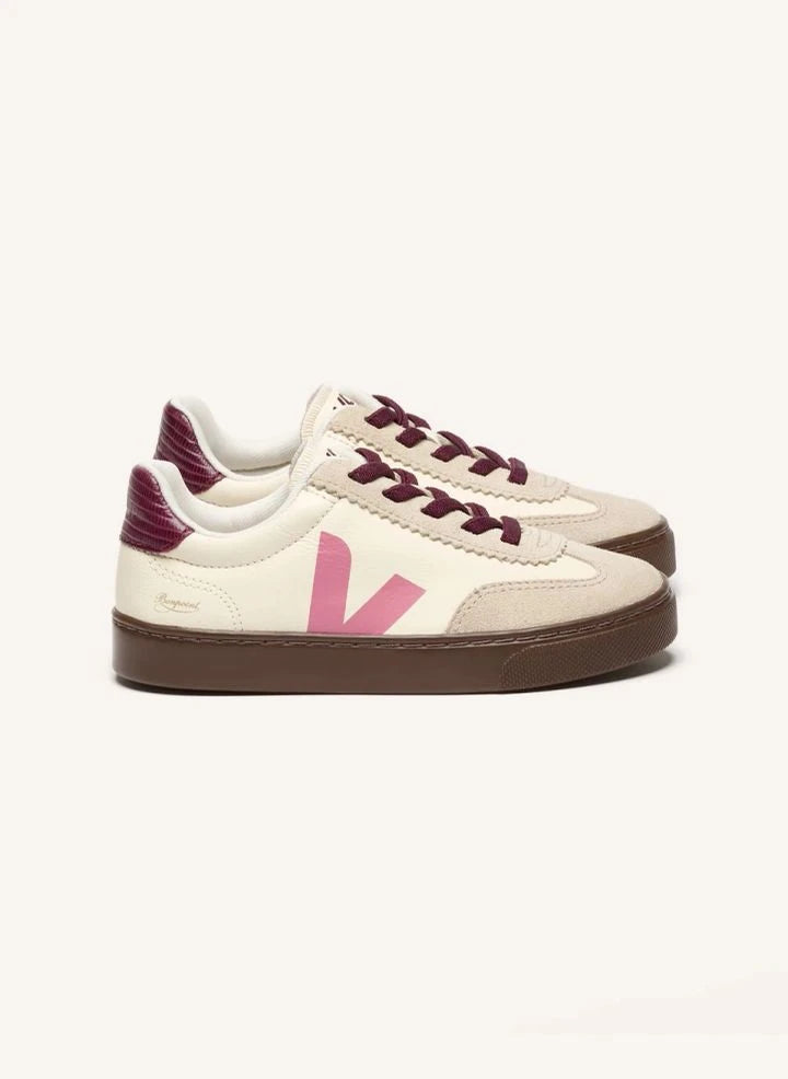 Veja - Small Volley Leather Sneakers - Veja x Bonpoint | Pink