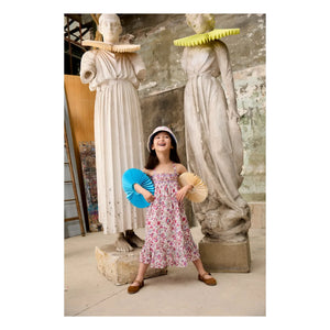 Louise Misha - Marceline Fleurie Organic Cotton Strapless Dress | Pink