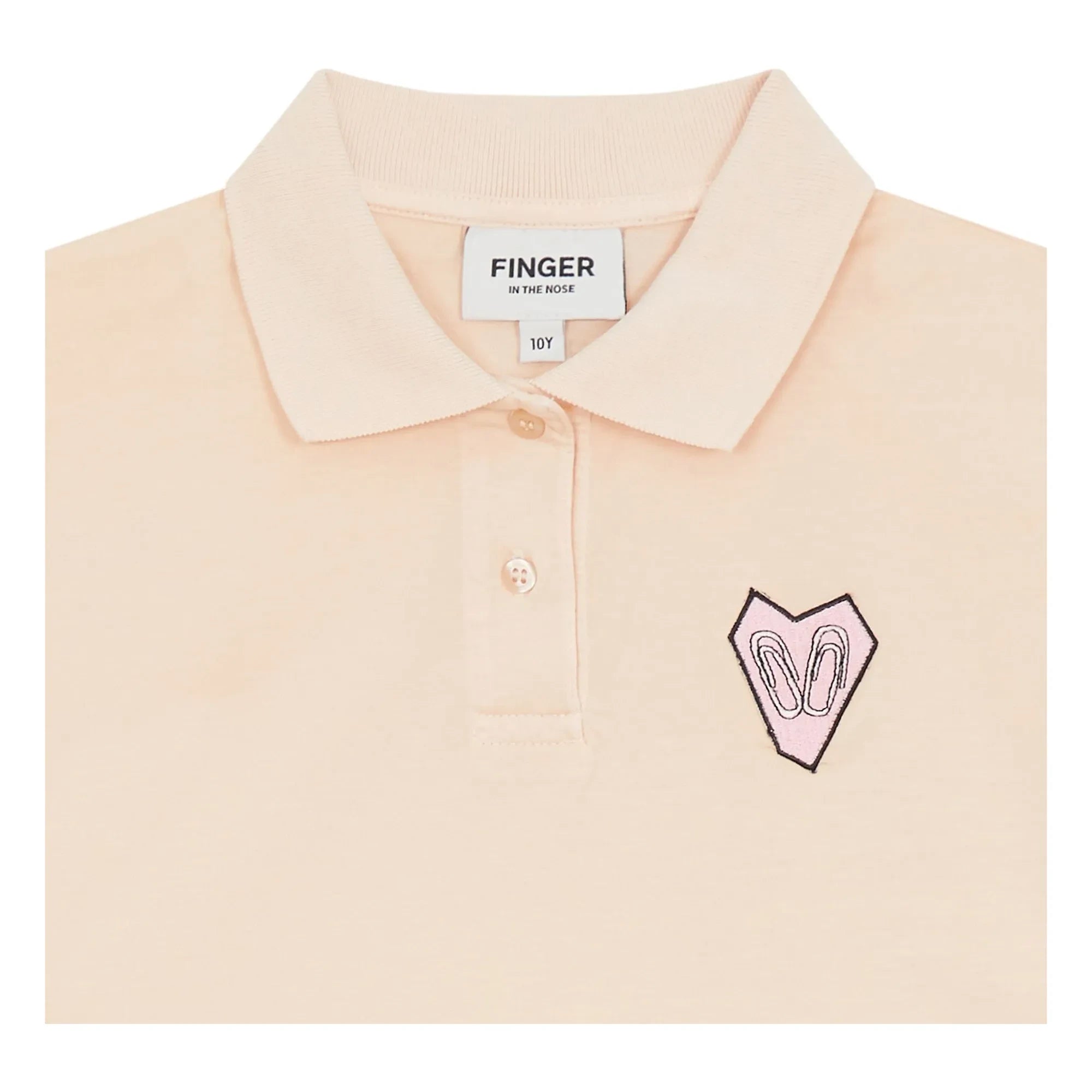 Finger in the nose - Bristol Organic Cotton Polo Shirt | Peach