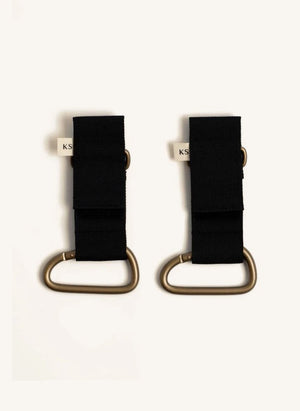 Konges Sløjd - Stroller Clips - Set of 2 | Black