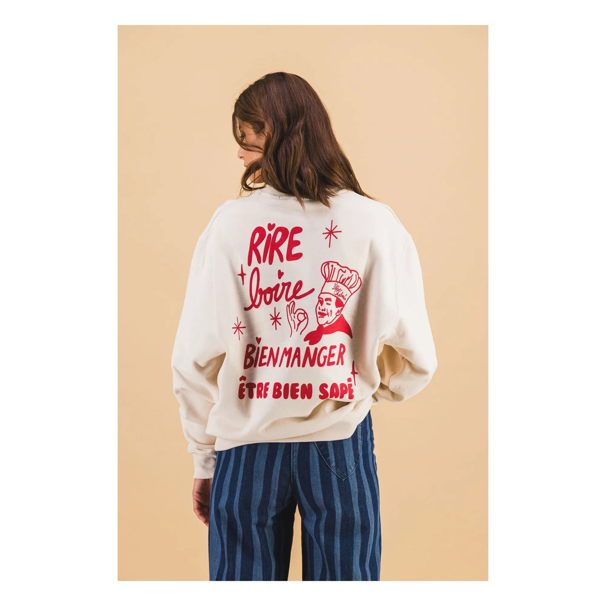 Elise Chalmin - Luigi Pamuk Sweatshirt | Ekru