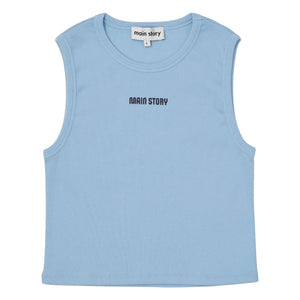 Main Story - Ribbed Organic Cotton Tank Top | Light Blue