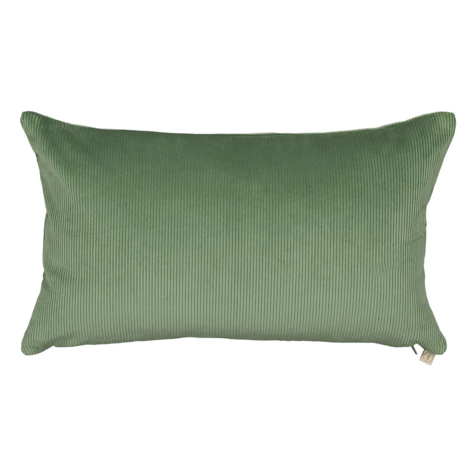 The Socialite Family - Carino Velvet Rectangular Cushion | Almond Green