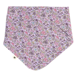 Bibs - Pacifier Clip and Bandana Bib - Bibs x Liberty | Purple
