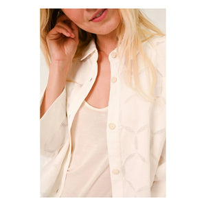 Sacrécoeur - Laelia Circle Shirt | Dirty White
