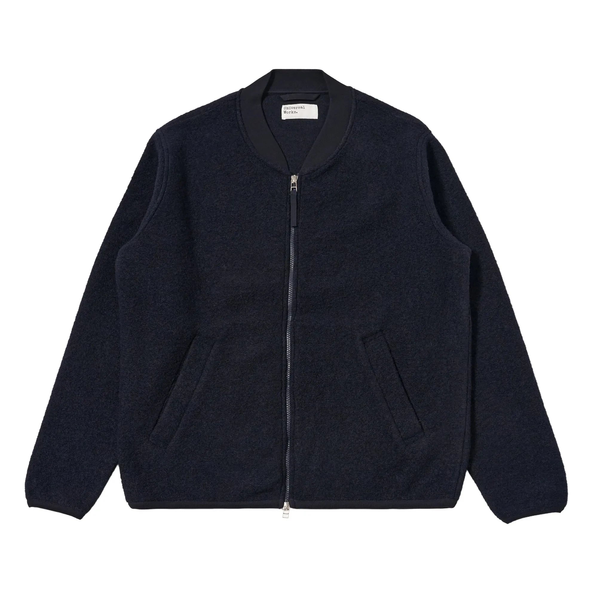 Universal Works - Zip-up Bomber Jacket | Navy Blue